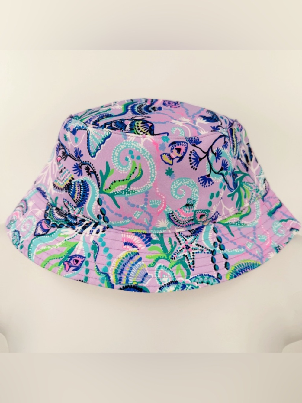 Lilly Pulitzer Lilac Freesia Mermaid For You Bucket Hat